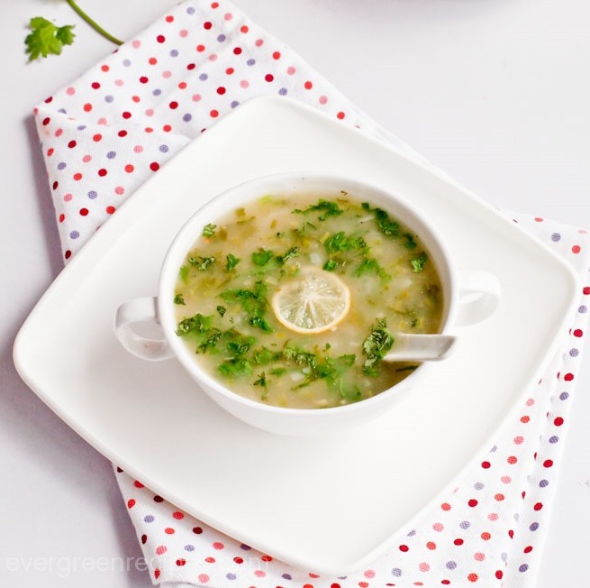 Lemon Coriander Soup